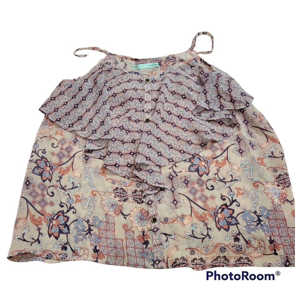Maurices buttondown tank topโS